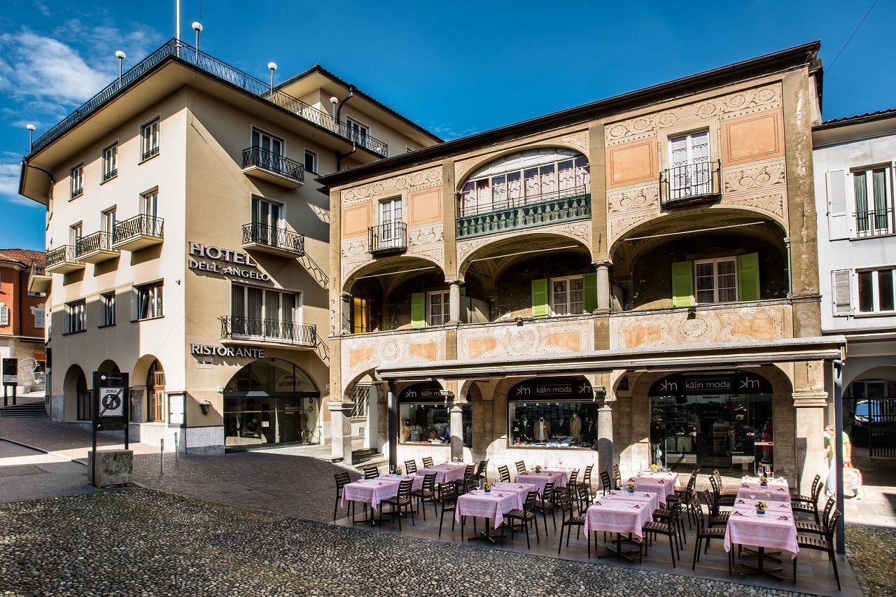 לוקרנו Hotel Dell'Angelo מראה חיצוני תמונה